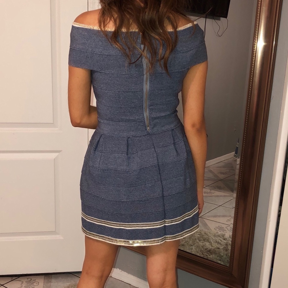 Jean Puffy Dress 🎀 - Picture 2 of 3